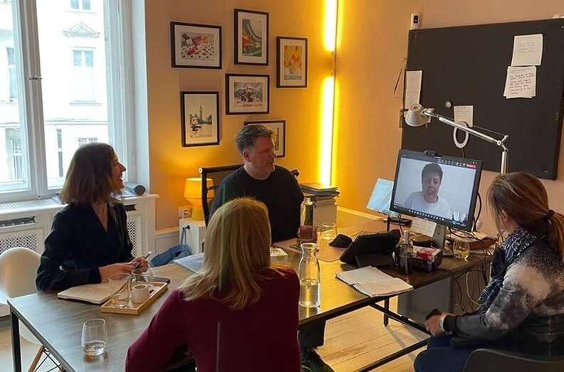 Reunión telemática de la consejera insular con responsables del sector textil de Dinamarca/TA.